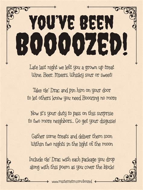 Free Printable You Ve Been Boozed